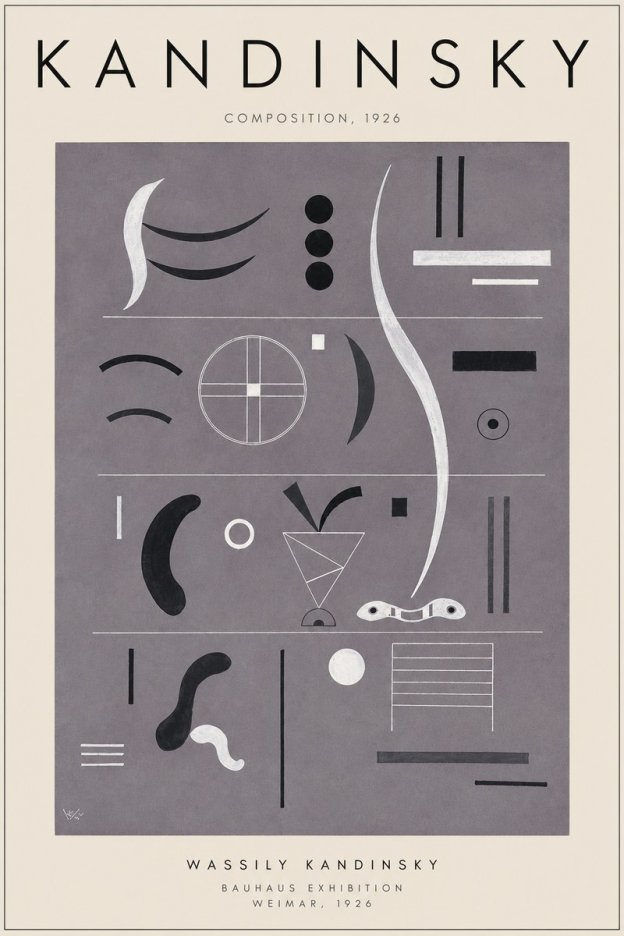 Kandinsky Composition I No3 - Plakat