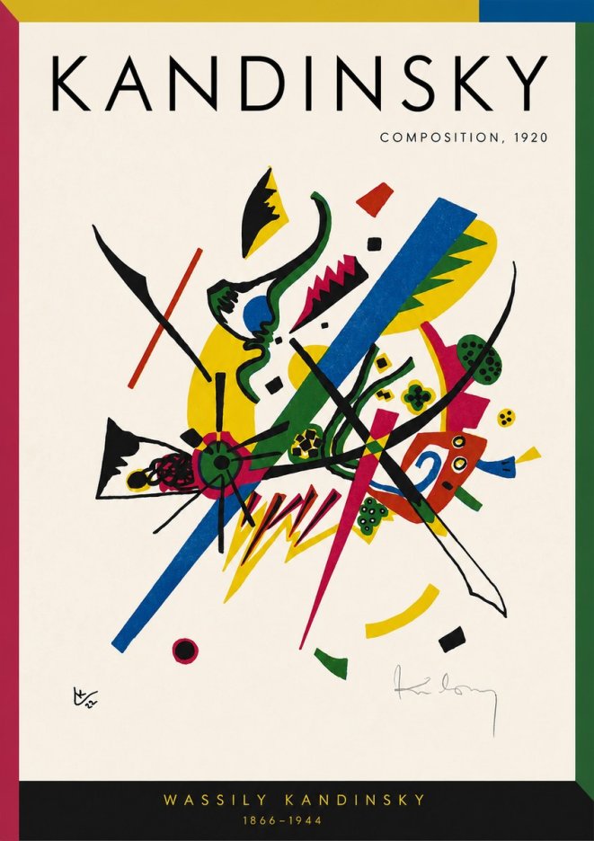 Kandinsky Composition, 1920 No2 - Plakat