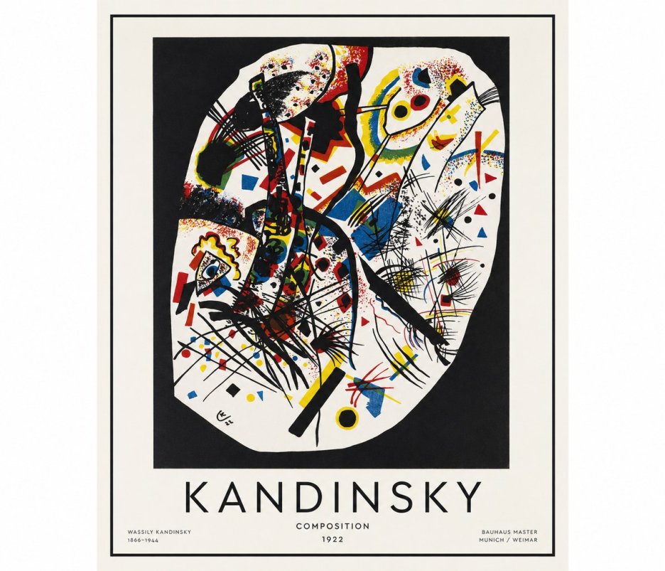 Kandinsky Composition 1922 No1 - Plakat