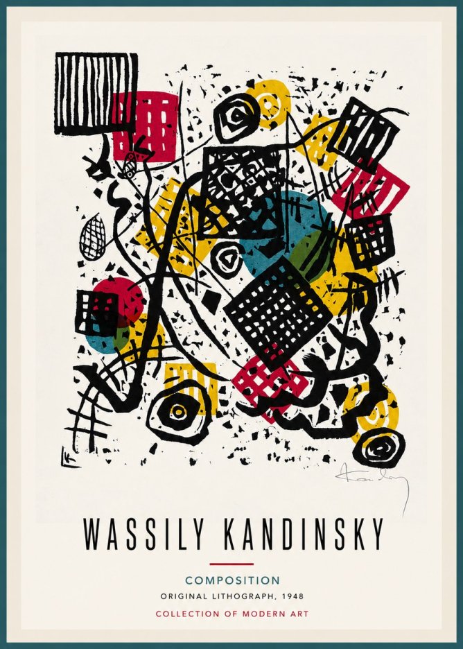 Kandinsky Composition IV No2 - Plakat