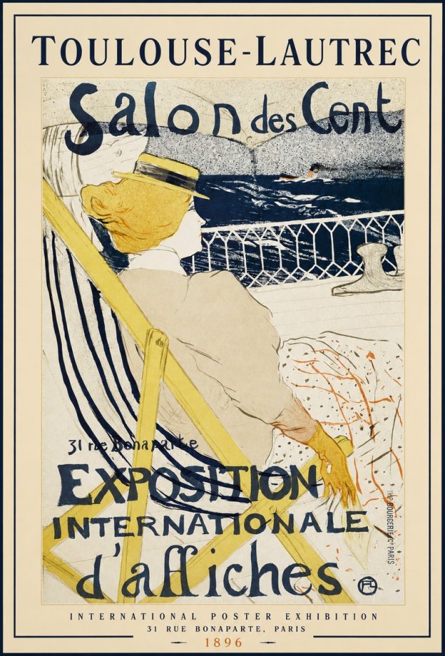 Toulouse-Lautrec Salon Des Cent No1 - Plakat