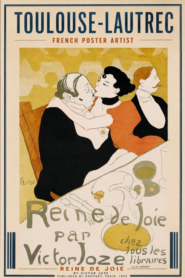 Toulouse-Lautrec Reine De Joie I No3 - Plakat
