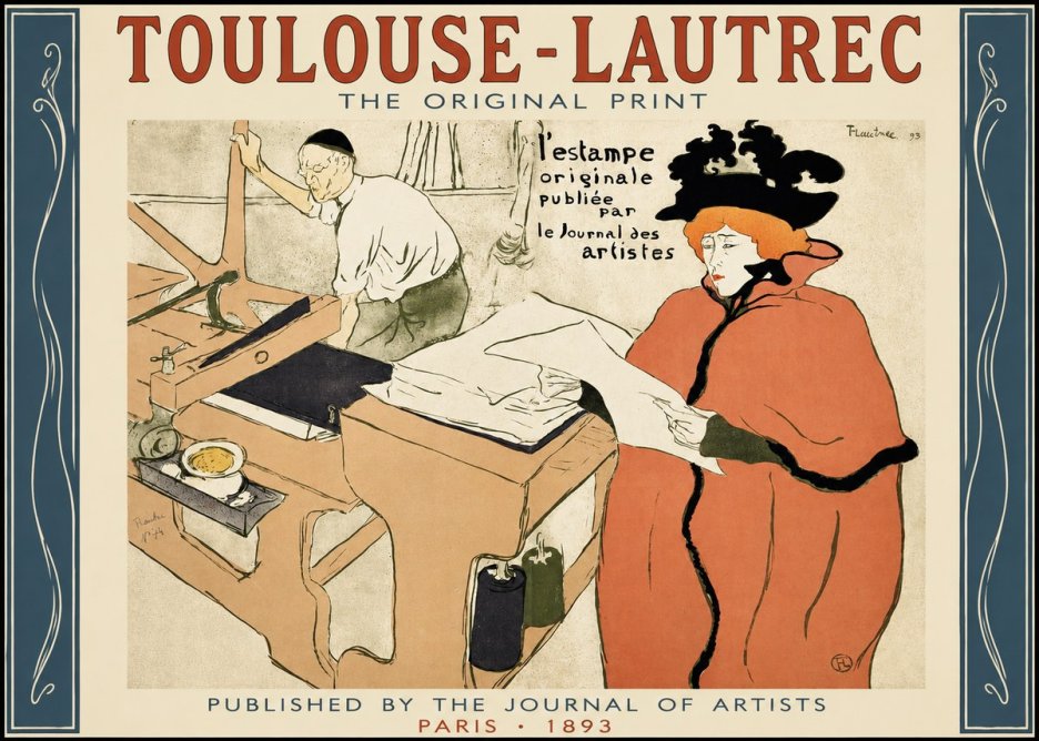 Toulouse-Lautrec L'estampe Originale No2 - Plakat