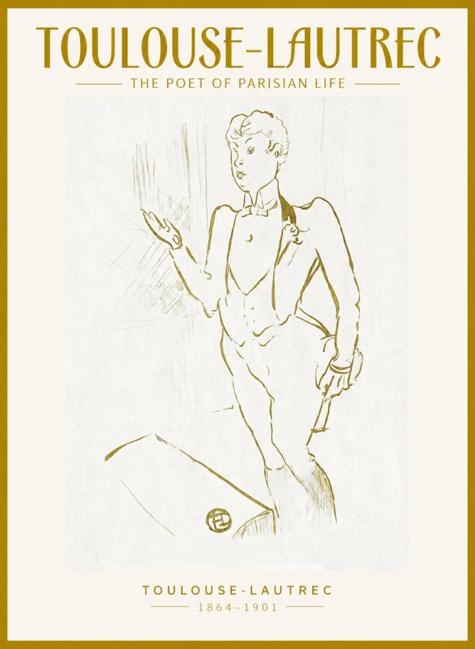 Toulouse-Lautrec The Poet of Parisian Life No1 - Plakat