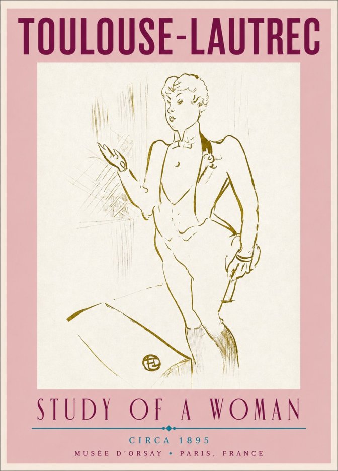 Toulouse-Lautrec The Poet of Parisian Life No4 - Plakat