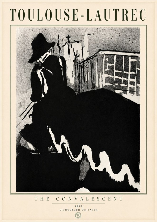 Toulouse-Lautrec The Convalescent No4 - Plakat