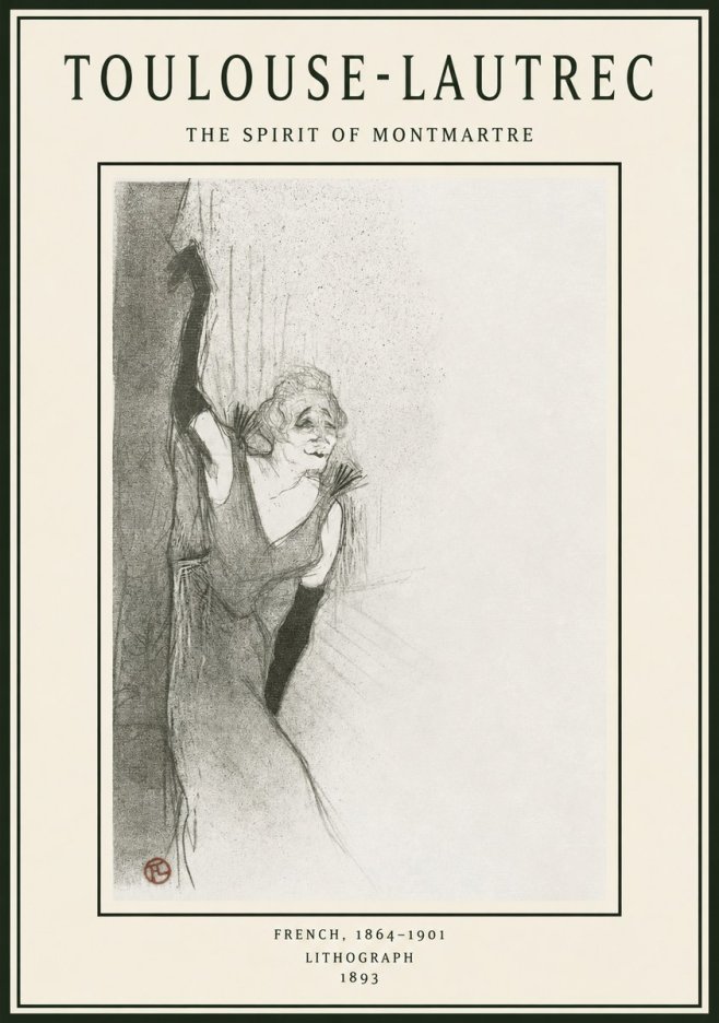 Toulouse-Lautrec The Spirit of Montmartre No1 - Plakat