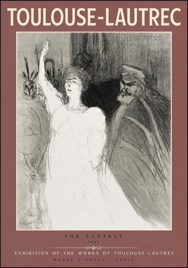 Toulouse-Lautrec The Ecstasy No5 - Plakat
