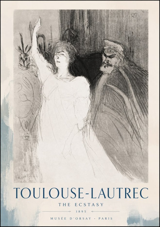 Toulouse-Lautrec The Ecstasy No6 - Plakat