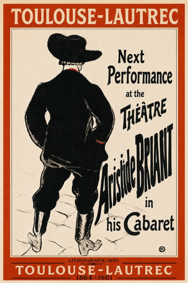 Toulouse-Lautrec Next Performance at the Théâtre Aristide Bruant in His Cabaret No2 - Plakat