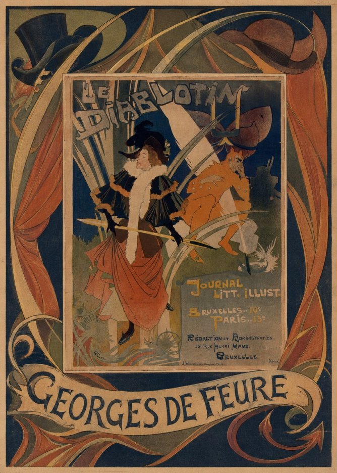 Georges de Feure Le Diablotin I No5 - Plakat