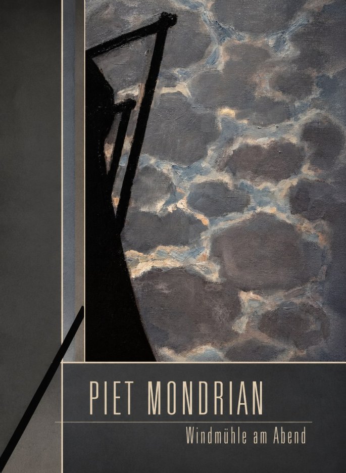 Piet Mondrian Windmühle Am Abend I No2 - Plakat