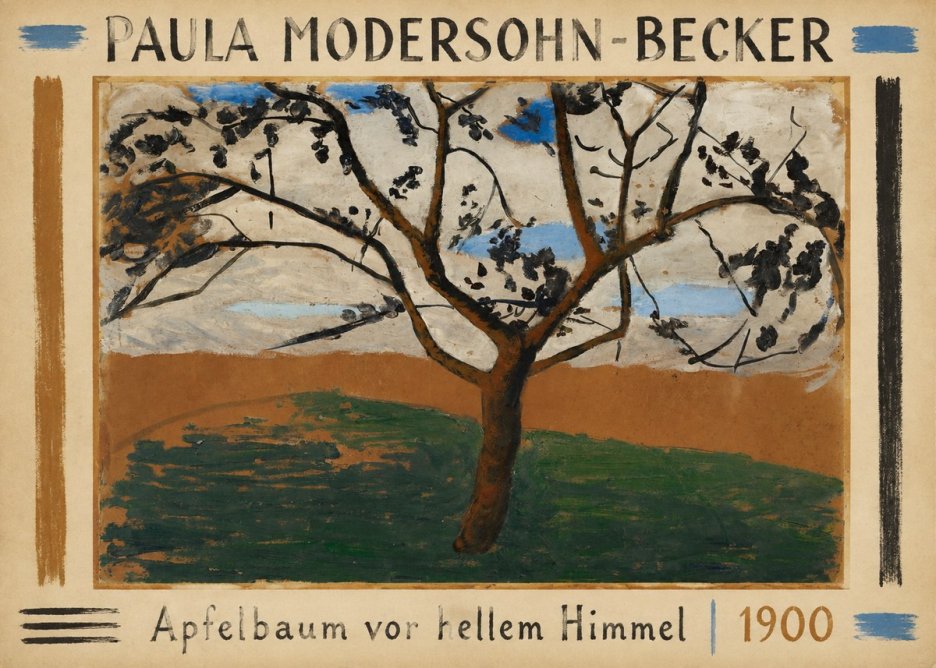 Paula Modersohn-Becker Apfelbaum Vor Hellem Himmel No1 - Plakat