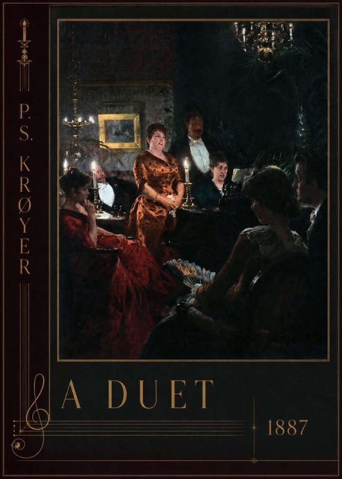P.S. Krøyer A Duet No2 - Plakat