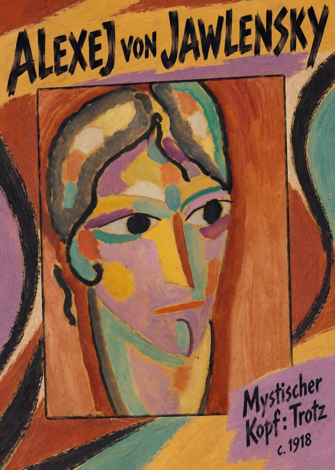Alexej von Jawlensky Mystischer Kopf: Trotz No6 - Plakat