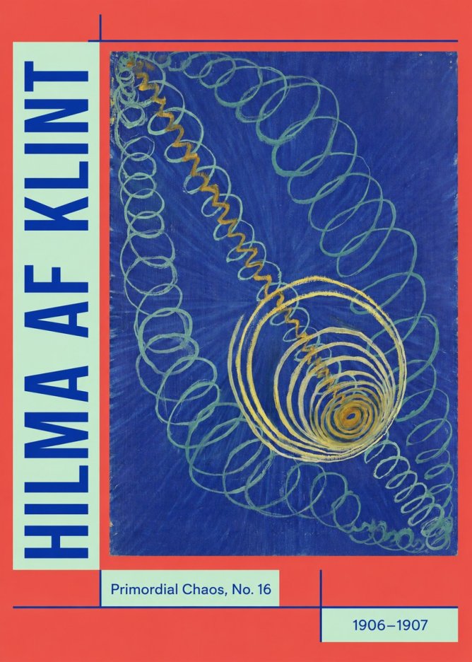 Hilma af Klint Primordial Chaos, No. 16 No5 - Plakat