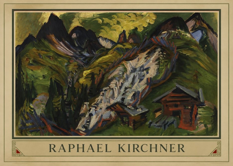Raphael Kirchner Mountain Landscape I No2 - Plakat