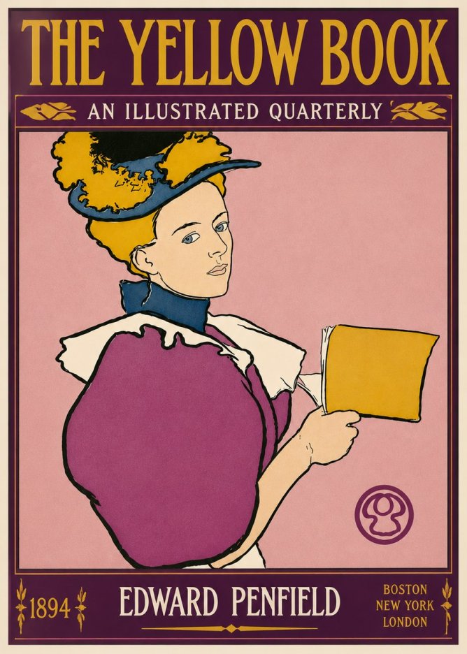 Edward Penfield The Yellow Book I No4 - Plakat