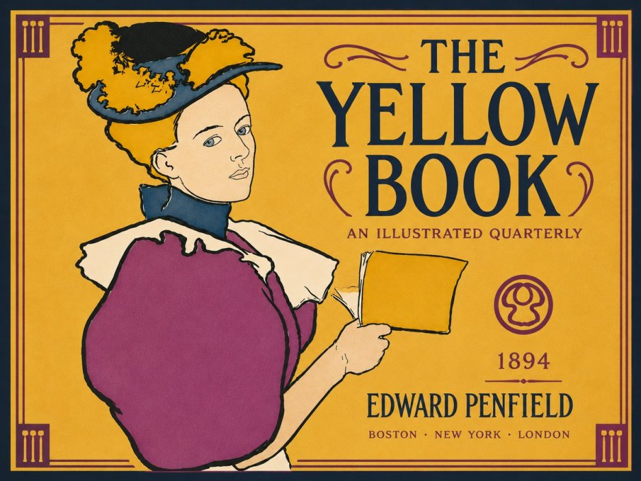 Edward Penfield The Yellow Book I No6 - Plakat