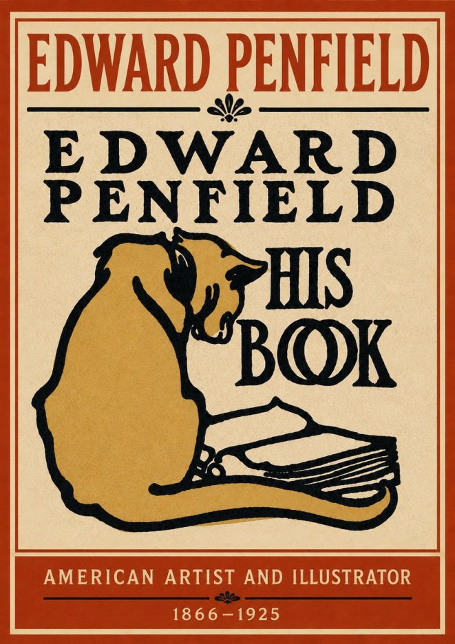 Edward Penfield His Book No4 - Plakat