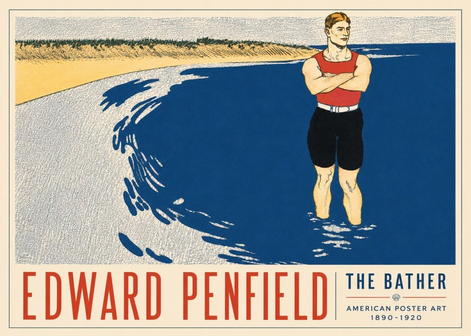Edward Penfield The Bather No3 - Plakat