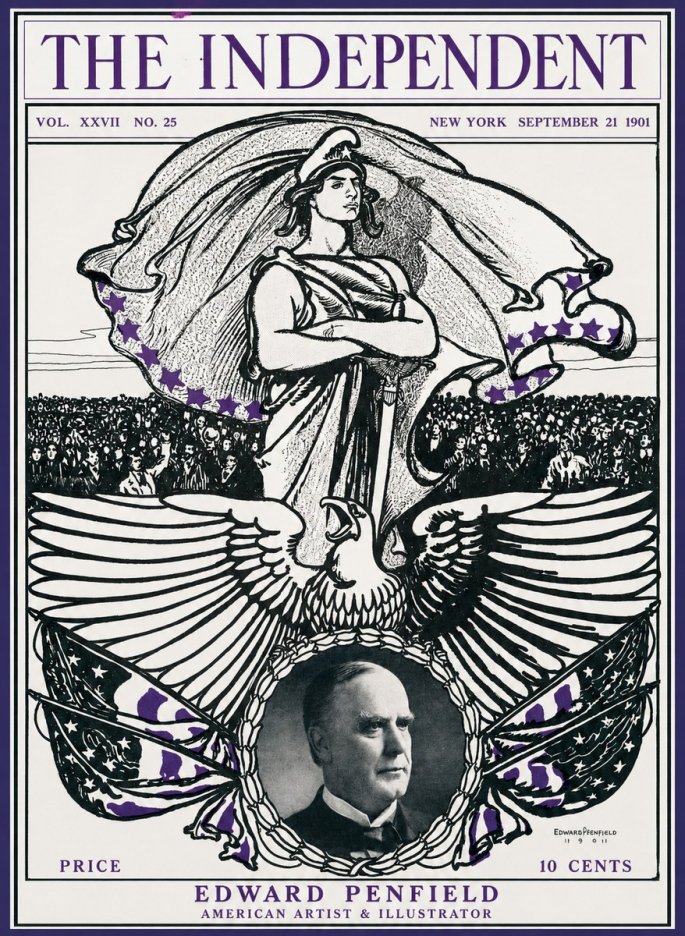 Edward Penfield The Independent No1 - Plakat