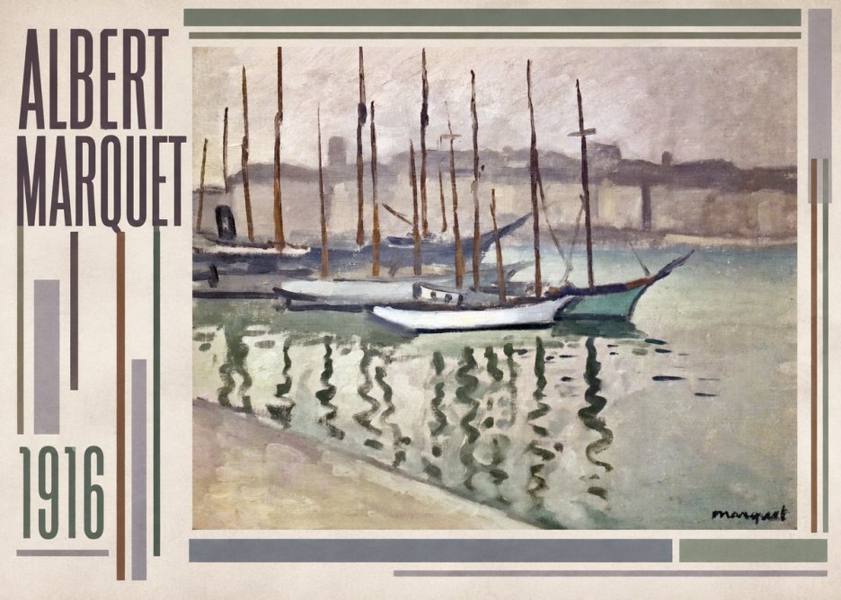 Albert Marquet Le Port Du Havre No2 - Plakat