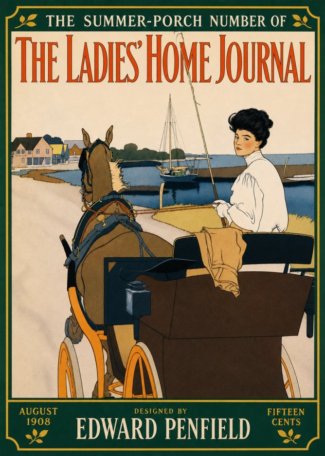 Edward Penfield The Ladies' Home Journal No5 - Plakat