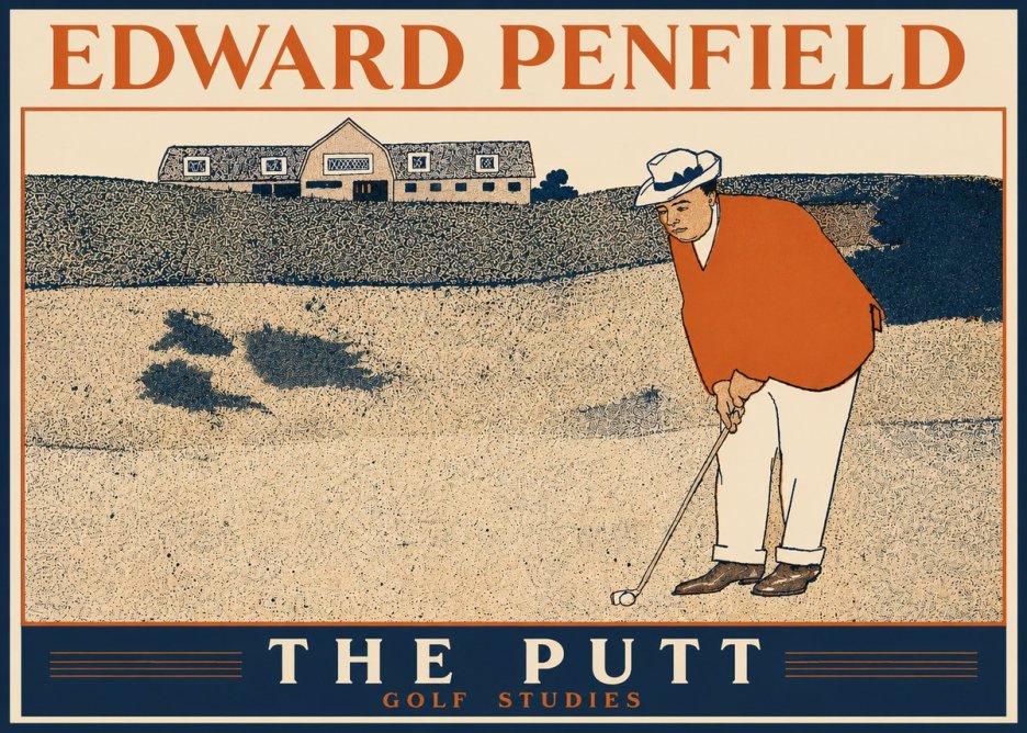Edward Penfield The Putt No3 - Plakat