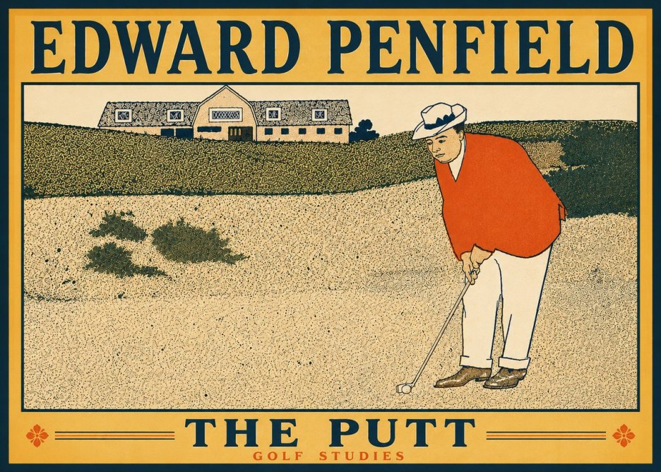 Edward Penfield The Putt No6 - Plakat