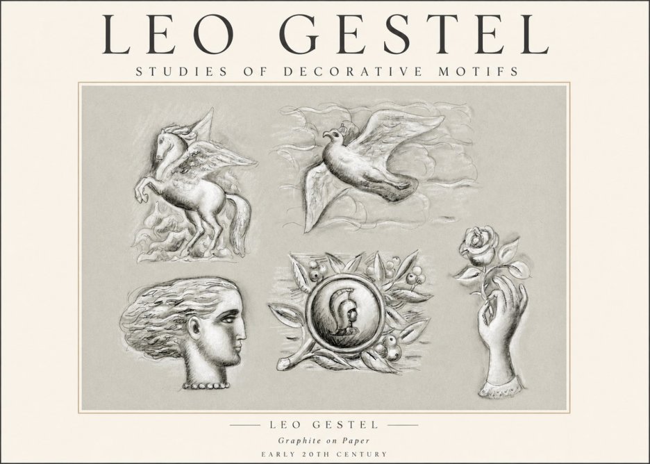 Leo Gestel Studies of Decorative Motifs No1 - Plakat