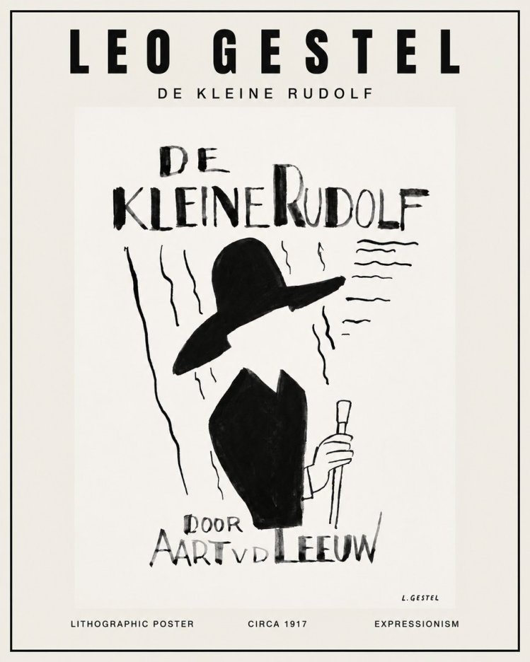 Leo Gestel De Kleine Rudolf No1 - Plakat