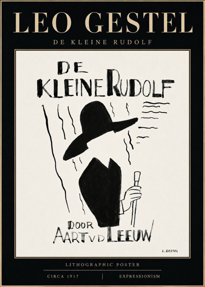 Leo Gestel De Kleine Rudolf No2 - Plakat