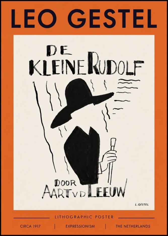 Leo Gestel De Kleine Rudolf No4 - Plakat