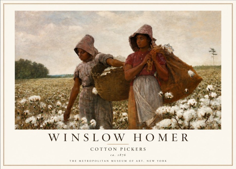 Winslow Homer Cotton Pickers No2 - Plakat