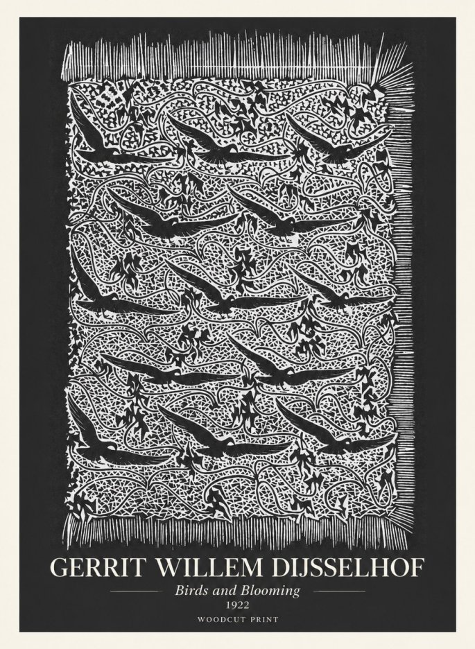Gerrit Willem Dijsselhof Decorative Design No2 - Plakat