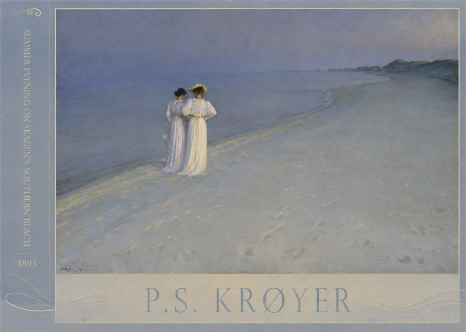 P.S. Krøyer Summer Evening on Skagen's Southern Beach No2 - Plakat
