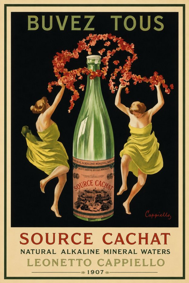 Leonetto Cappiello Source Cachat No3 - Plakat