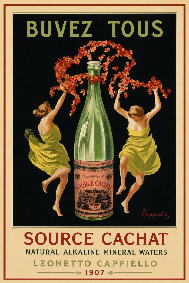 Leonetto Cappiello Source Cachat No5 - Plakat