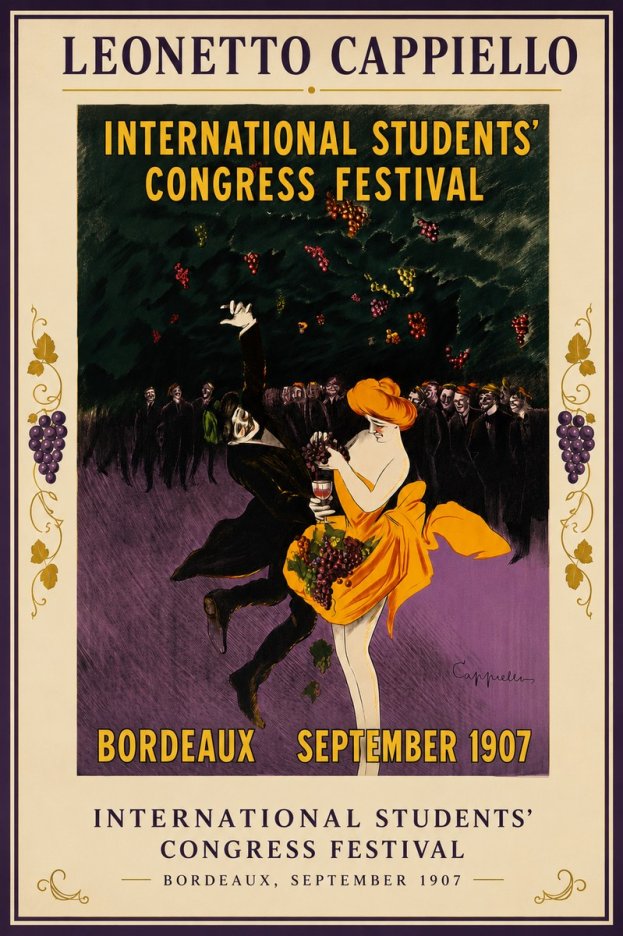 Leonetto Cappiello International Students' Congress Festival No6 - Plakat