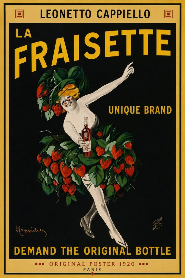 Leonetto Cappiello La Fraisette No6 - Plakat