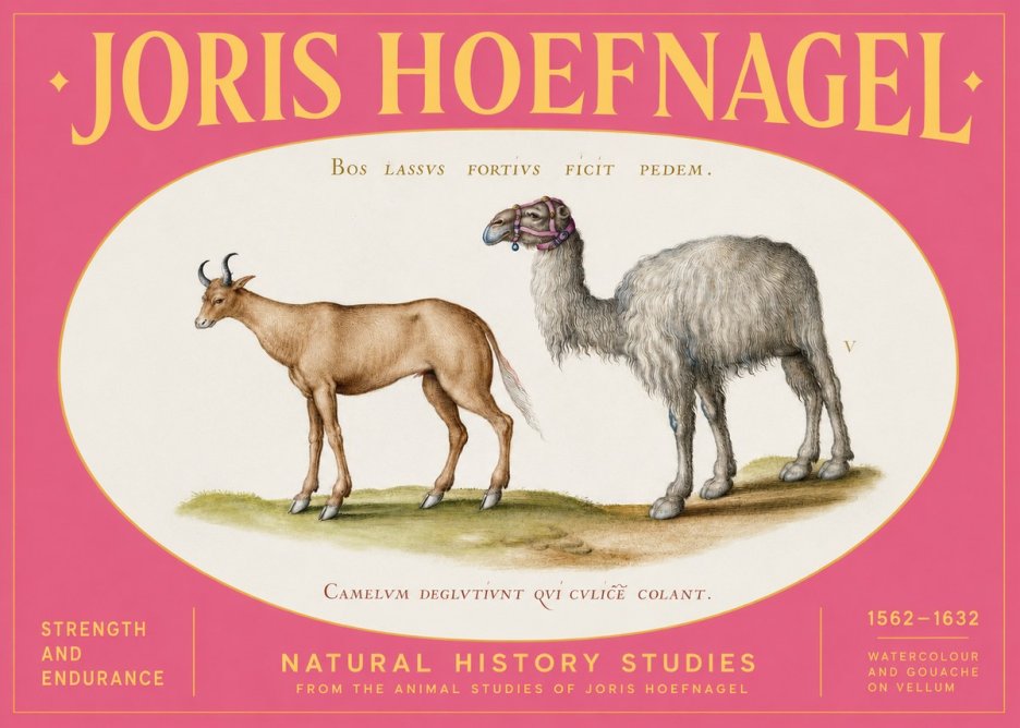 Joris Hoefnagel A Study of Strength and Endurance No2 - Plakat