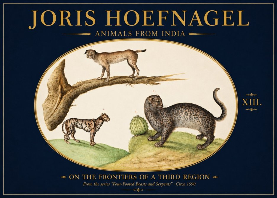 Joris Hoefnagel Four Beasts No4 - Plakat