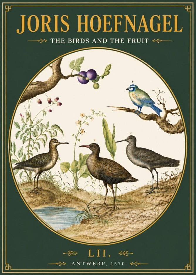 Joris Hoefnagel The Birds and the Fruit No4 - Plakat