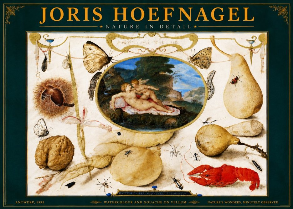 Joris Hoefnagel Nature in Detail No5 - Plakat