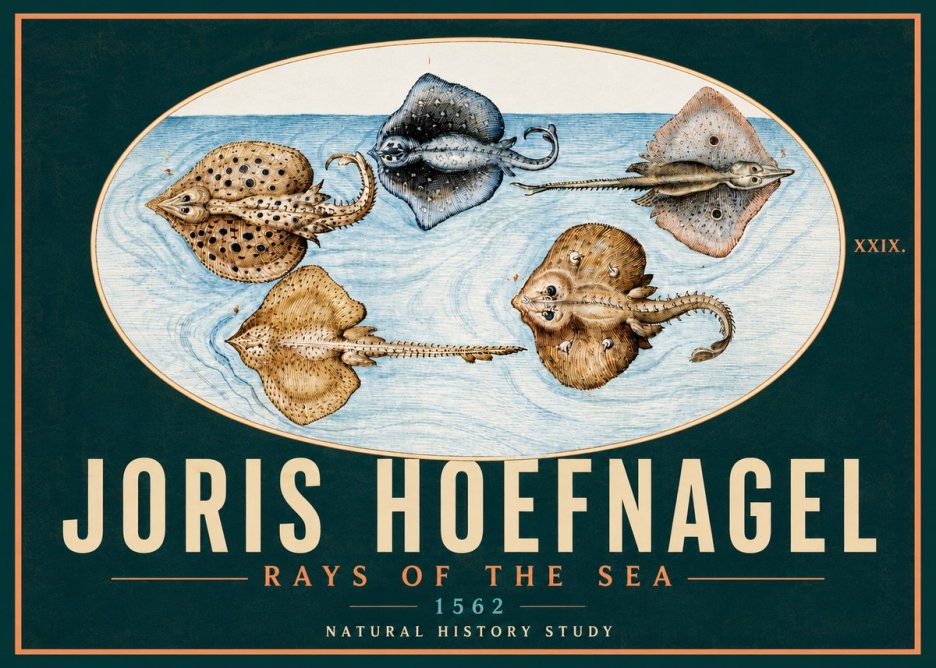 Joris Hoefnagel Rays of the Sea No5 - Plakat