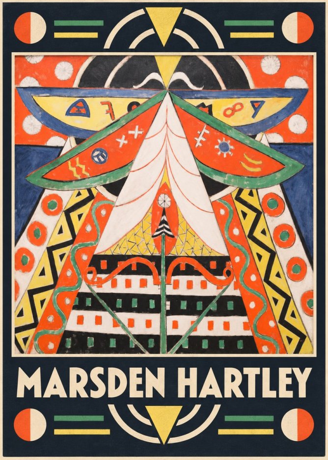 Marsden Hartley Painting No. 5 No5 - Plakat