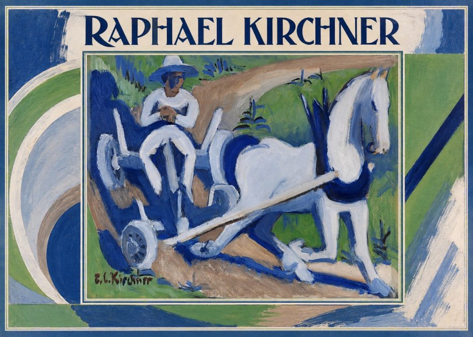 Raphael Kirchner Horse and Cart No1 - Plakat