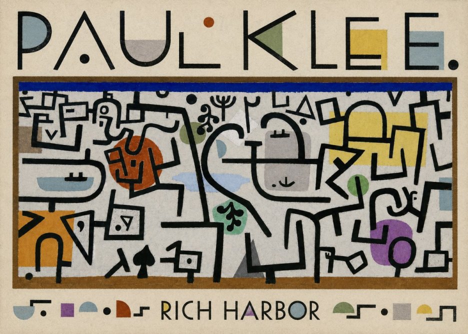 Paul Klee Rich Harbor No6 - Plakat