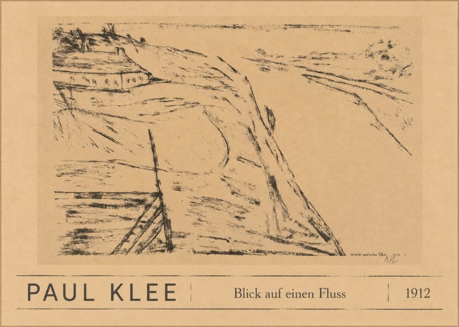 Paul Klee Blick Auf Einen Fluss No3 - Plakat